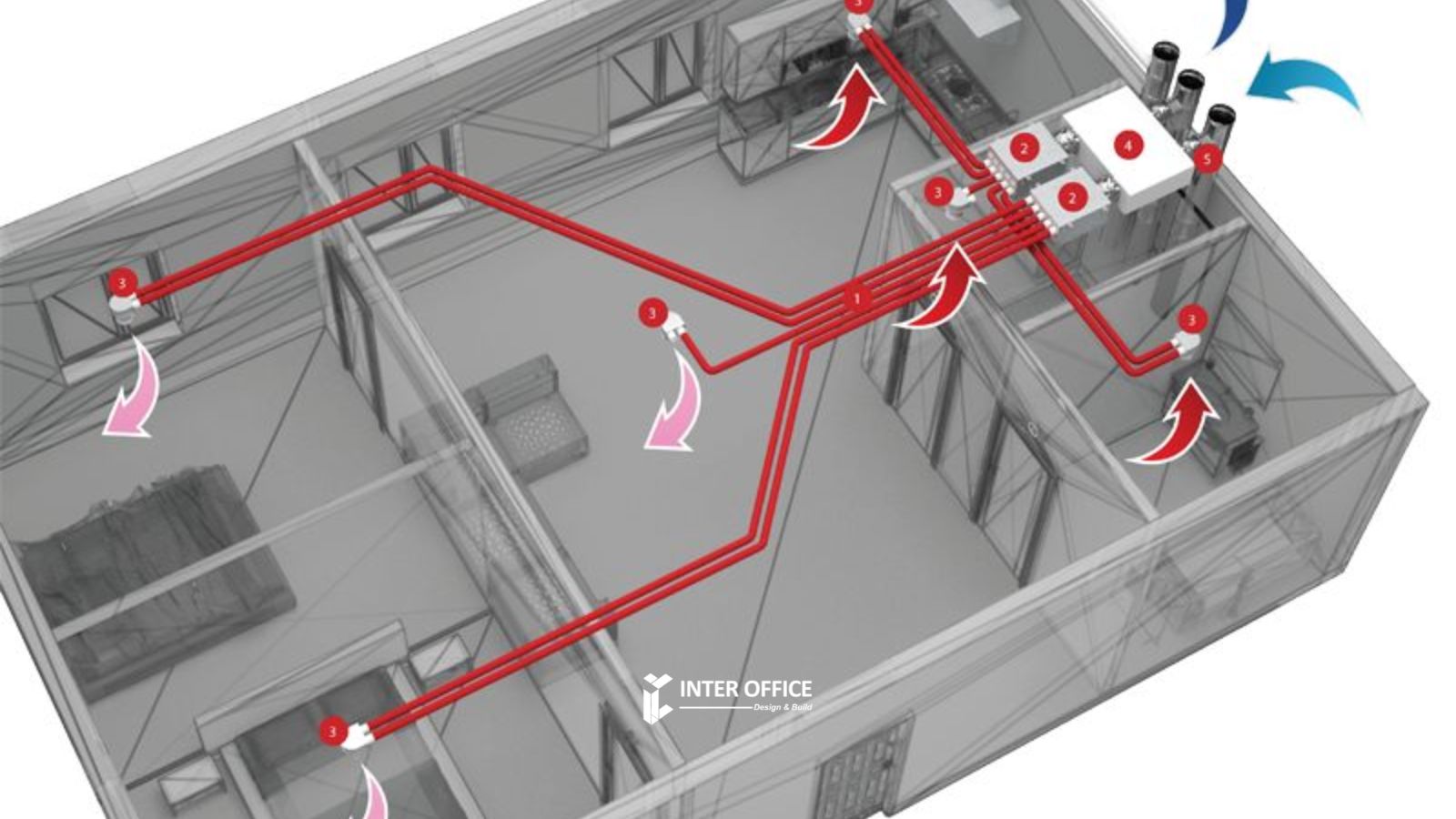 Bản vẽ PCCC trong thi công văn phòng