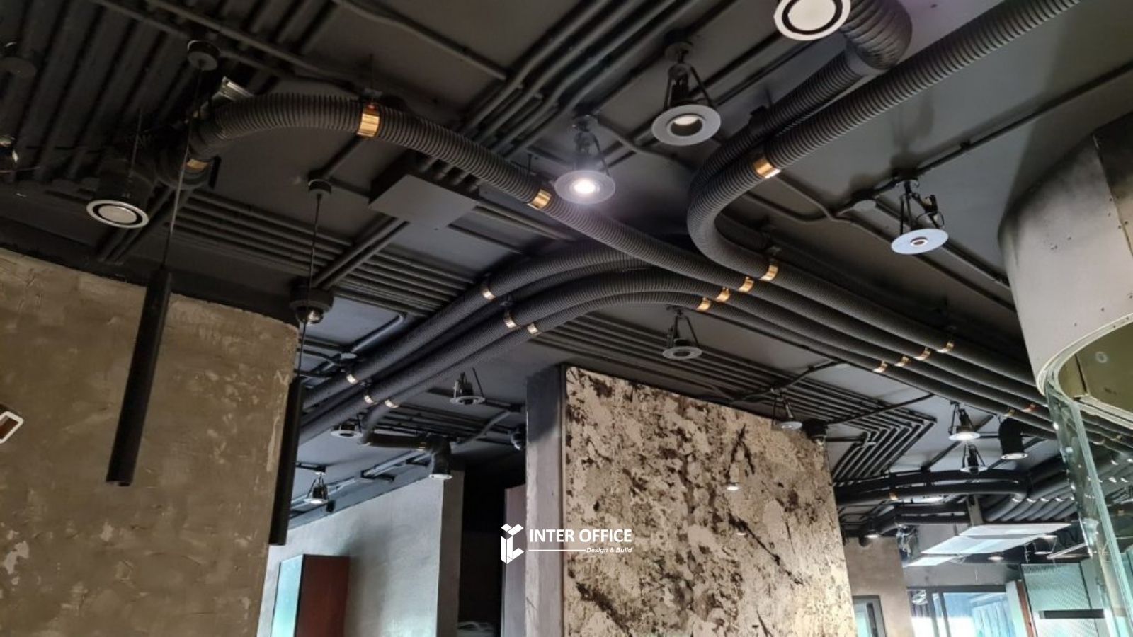 Hút gió thải 1 chiều trong văn phòng