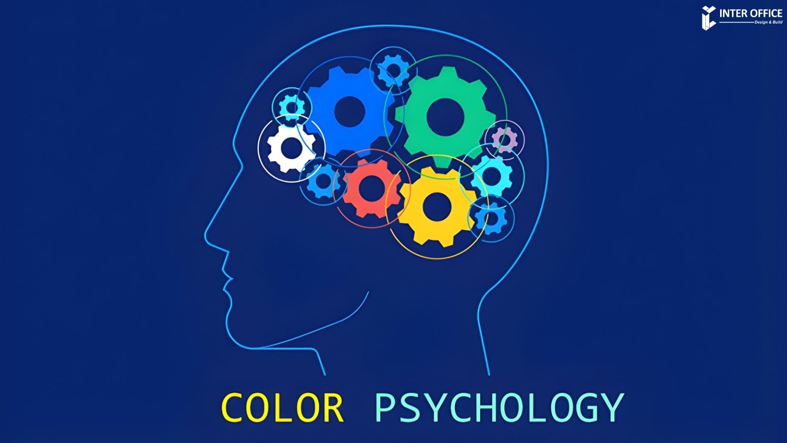 Biểu đồ mô phỏng tác động của tâm lý học màu sắc đến não bộ