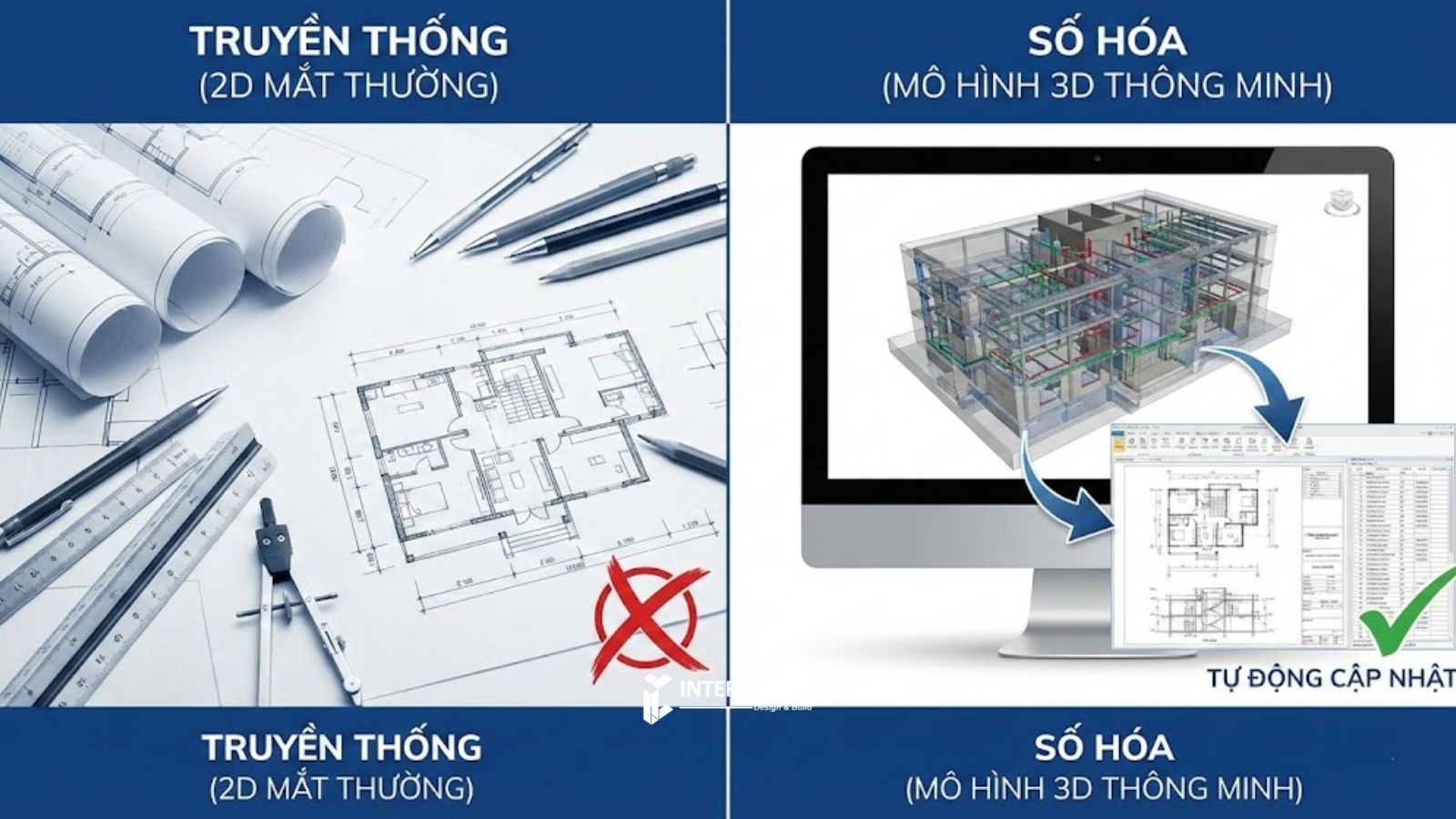 Số hóa và tự động hóa hồ sơ thiết kế thi công