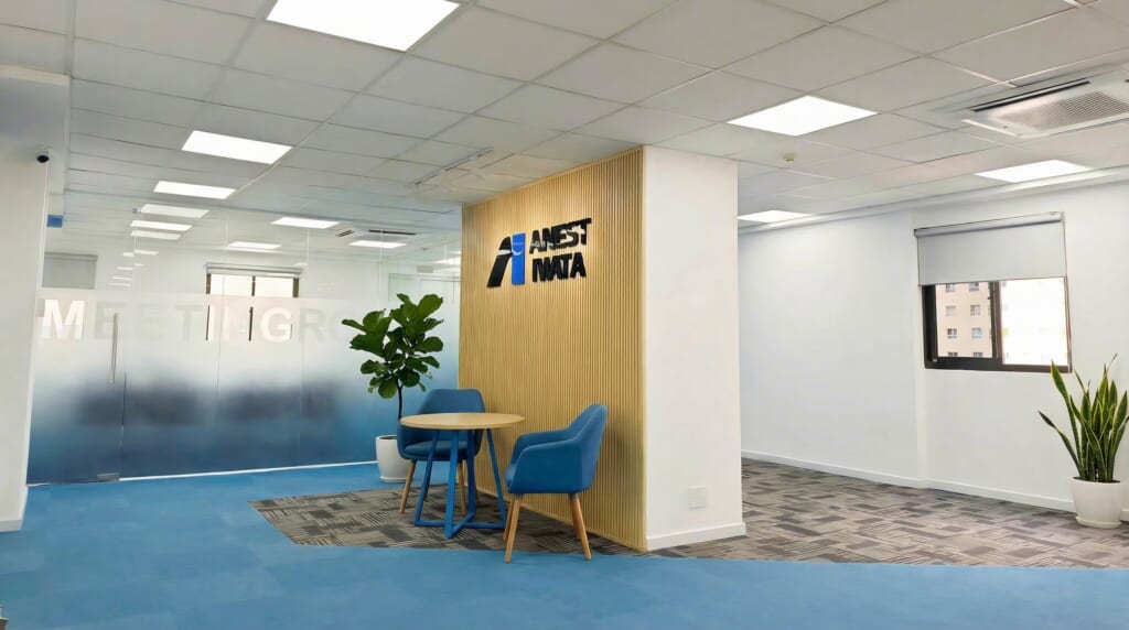 Dự án thiết kế văn phòng Anest Iwata do Inter Office thực hiện