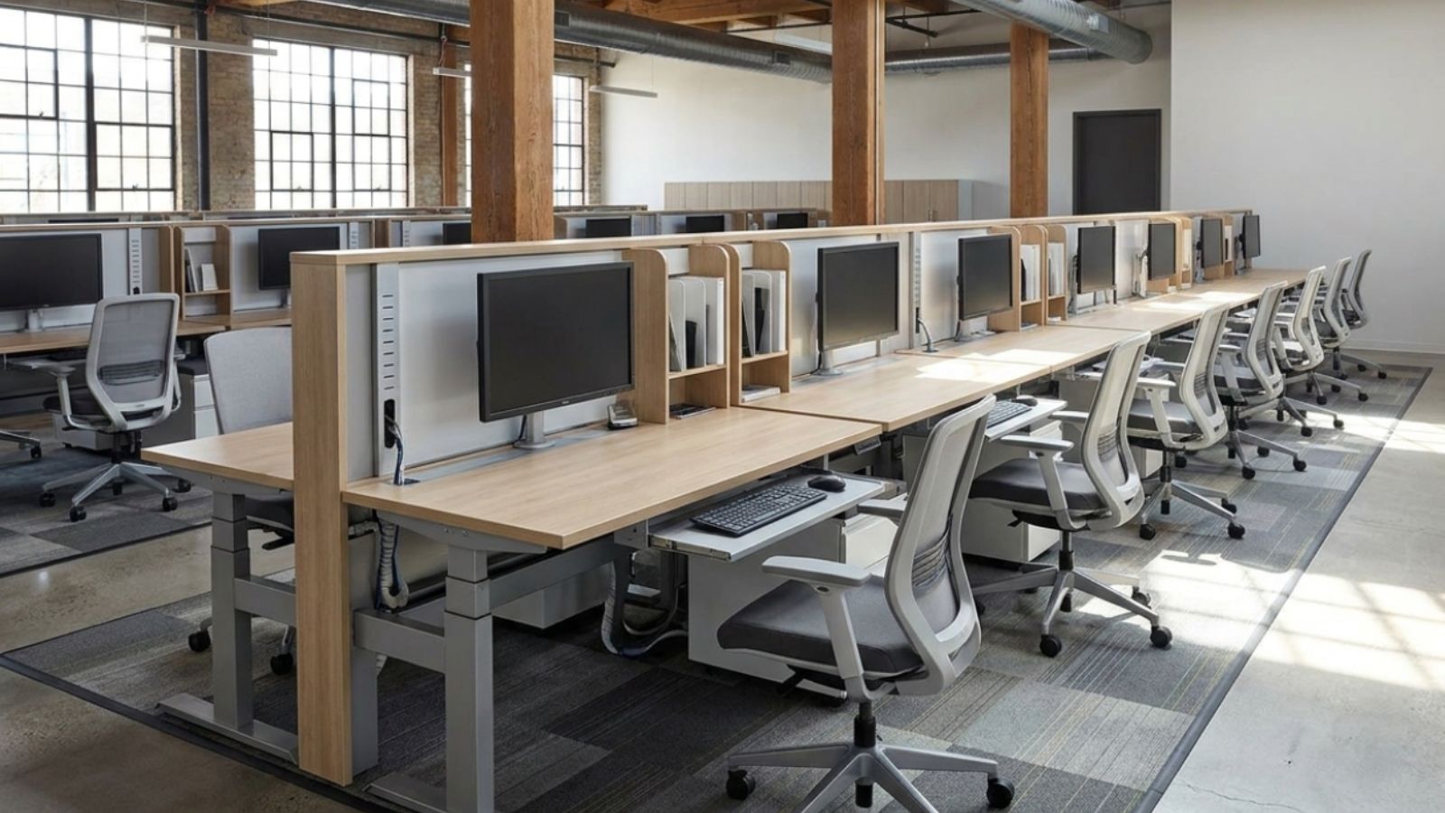 thiết kế văn phòng hiện đại 200m2 – 300m2