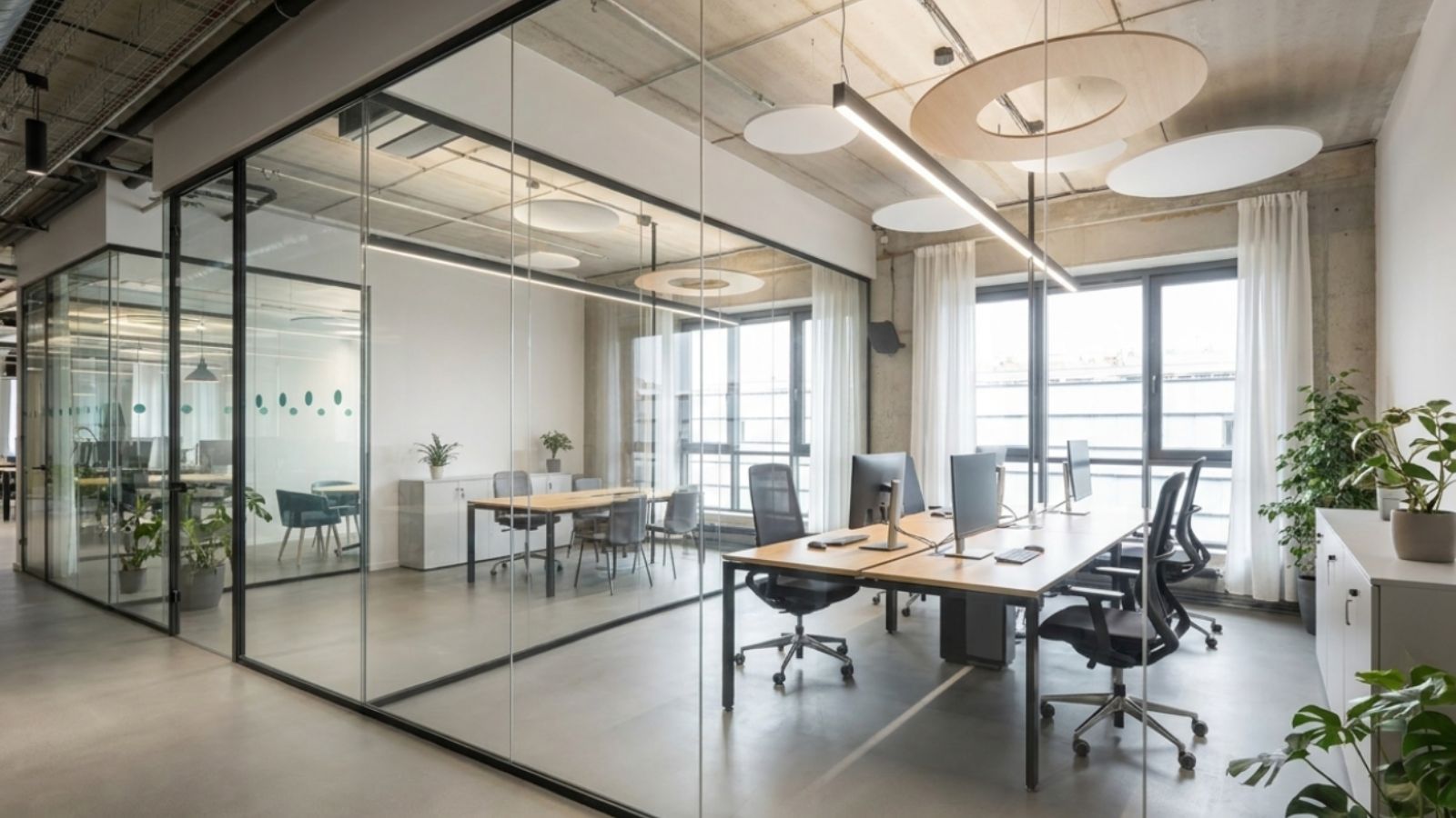 thiết kế văn phòng hiện đại 200m2 – 300m2