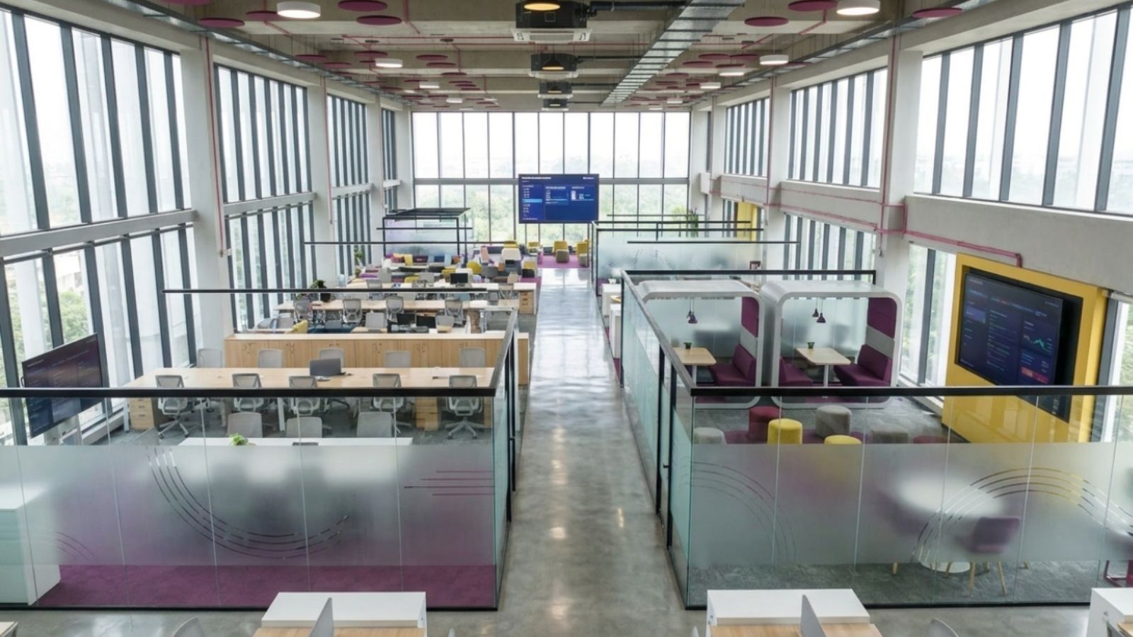 thiết kế văn phòng hiện đại lớn 1000 – 2000m2