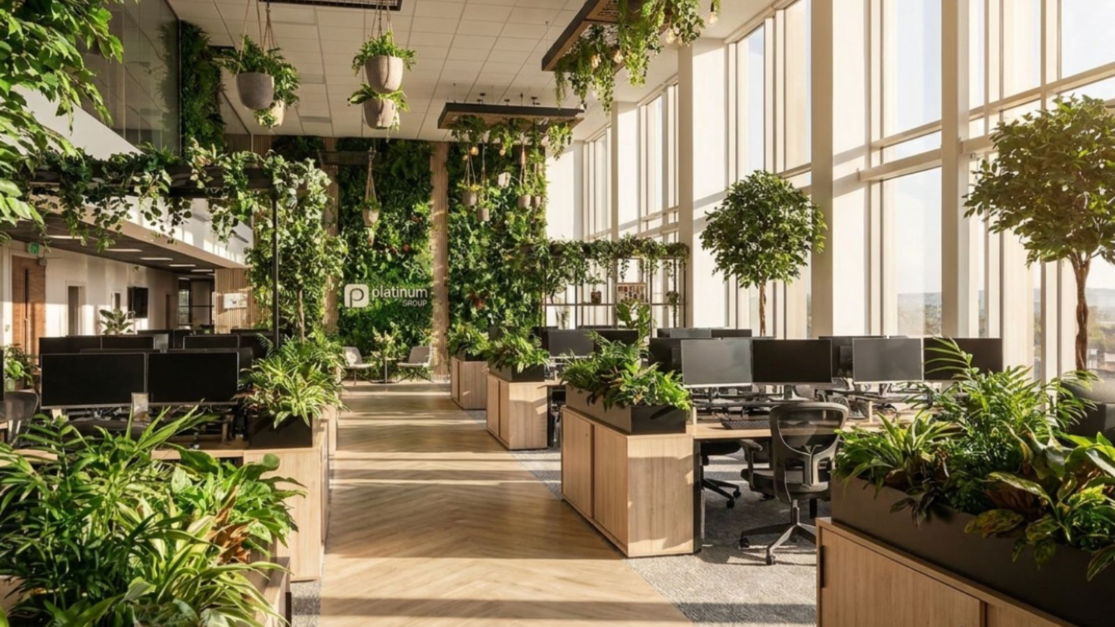 Thiết kế văn phòng hiện đại phong cách Eco