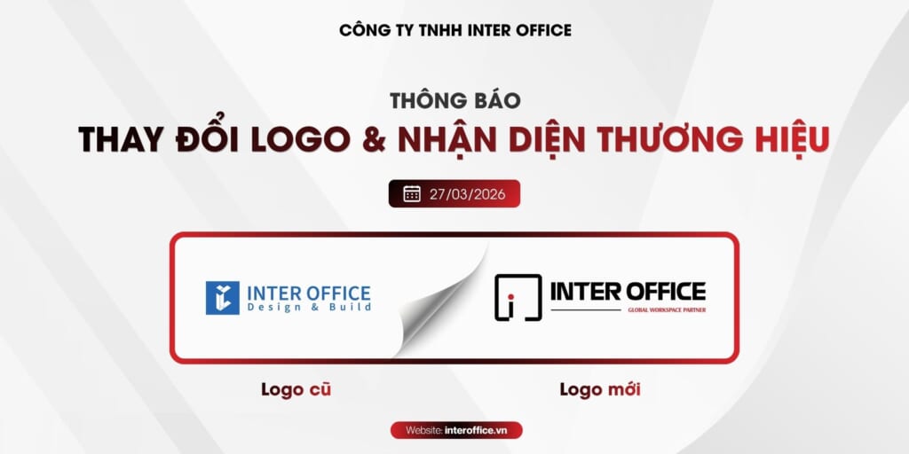 Thay đổi nhận diện thương hiệu Inter Office