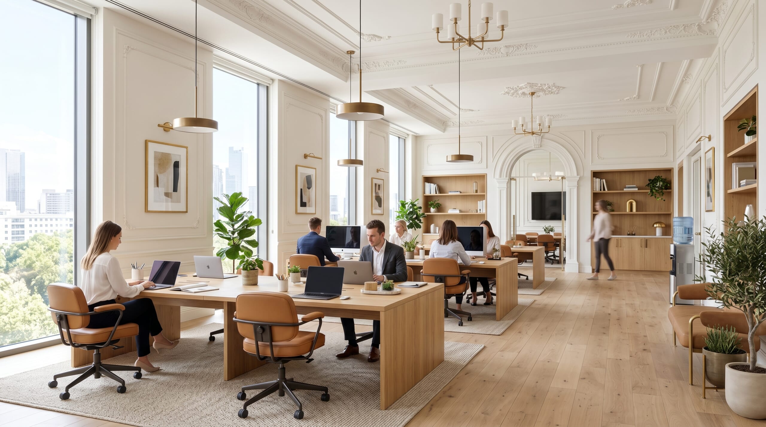 Lắp đặt hệ thống kính chiếu sáng tự nhiên trong văn phòng