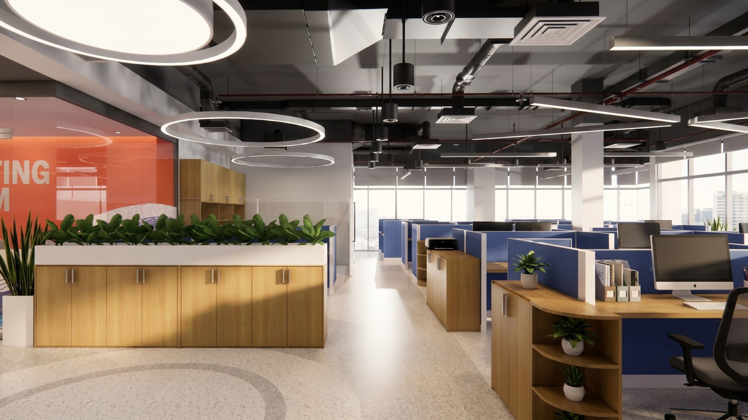 Khu làm việc chung văn phòng ITD Global Group