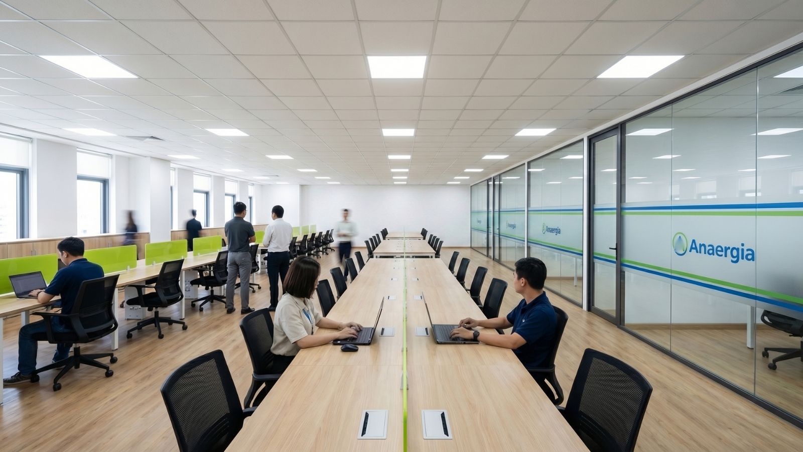 Dự án văn phòng Anaergia do Inter Office triển khai