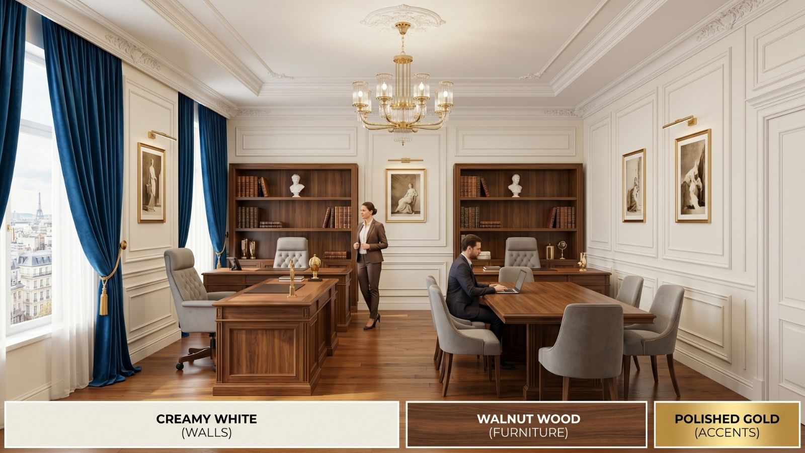 Dùng quy tắc phối màu 60-30-10 trong thiết kế