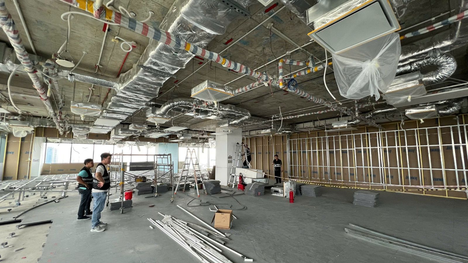 Phương án thi công văn phòng cuốn chiếu