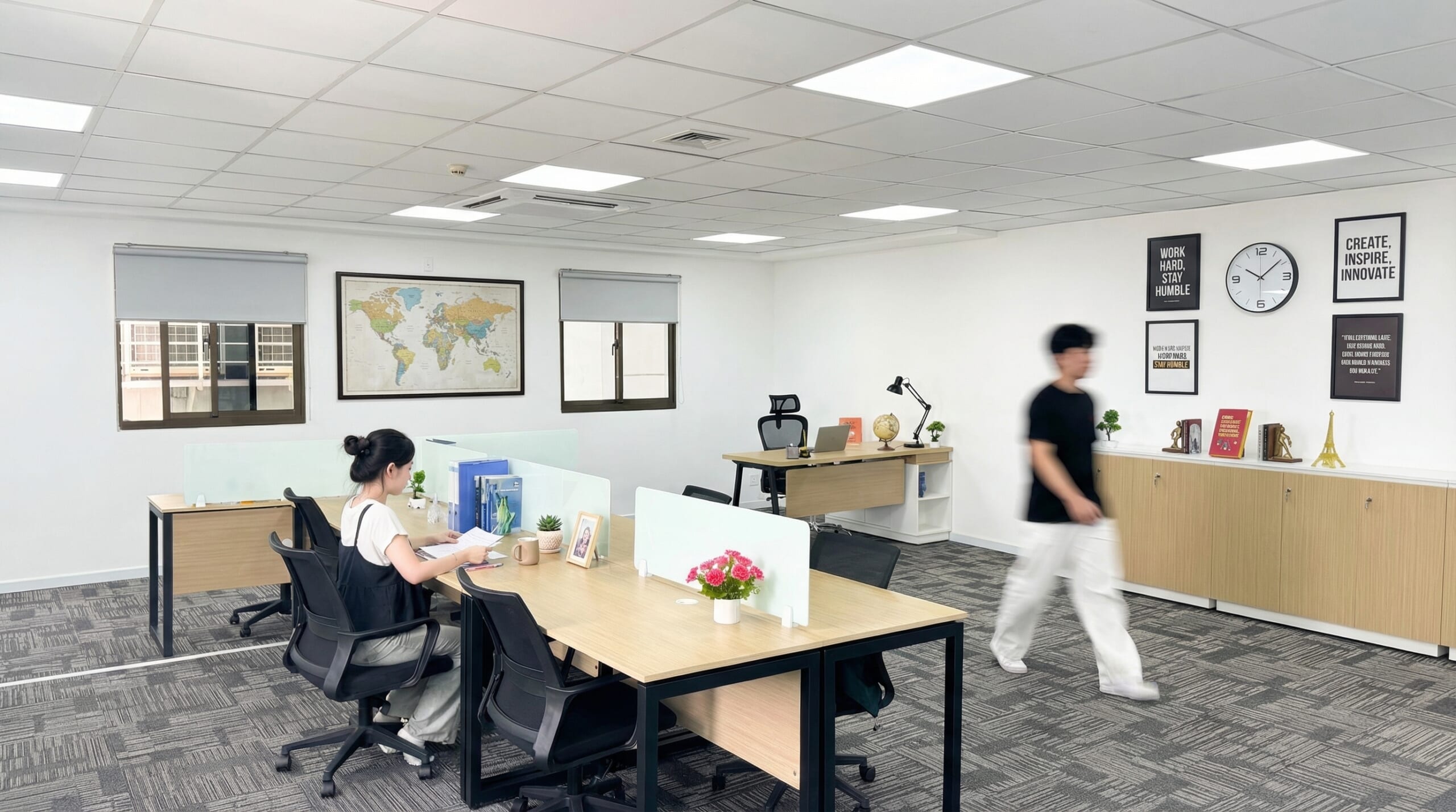 Dự án thiết kế văn phòng Anest Iwata do Inter Office thực hiện