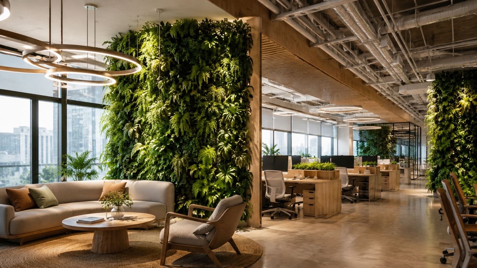 Design phòng văn bản có phía sau
