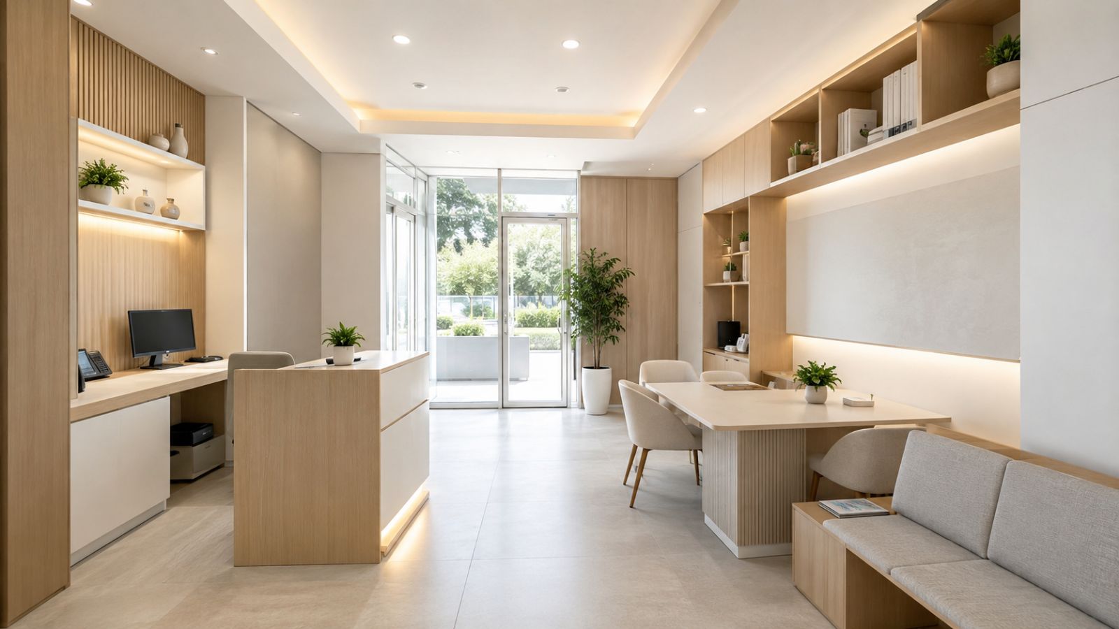 Mẫu văn phòng giao dịch nhỏ dưới 50m2 hiện đại tối ưu diện tích