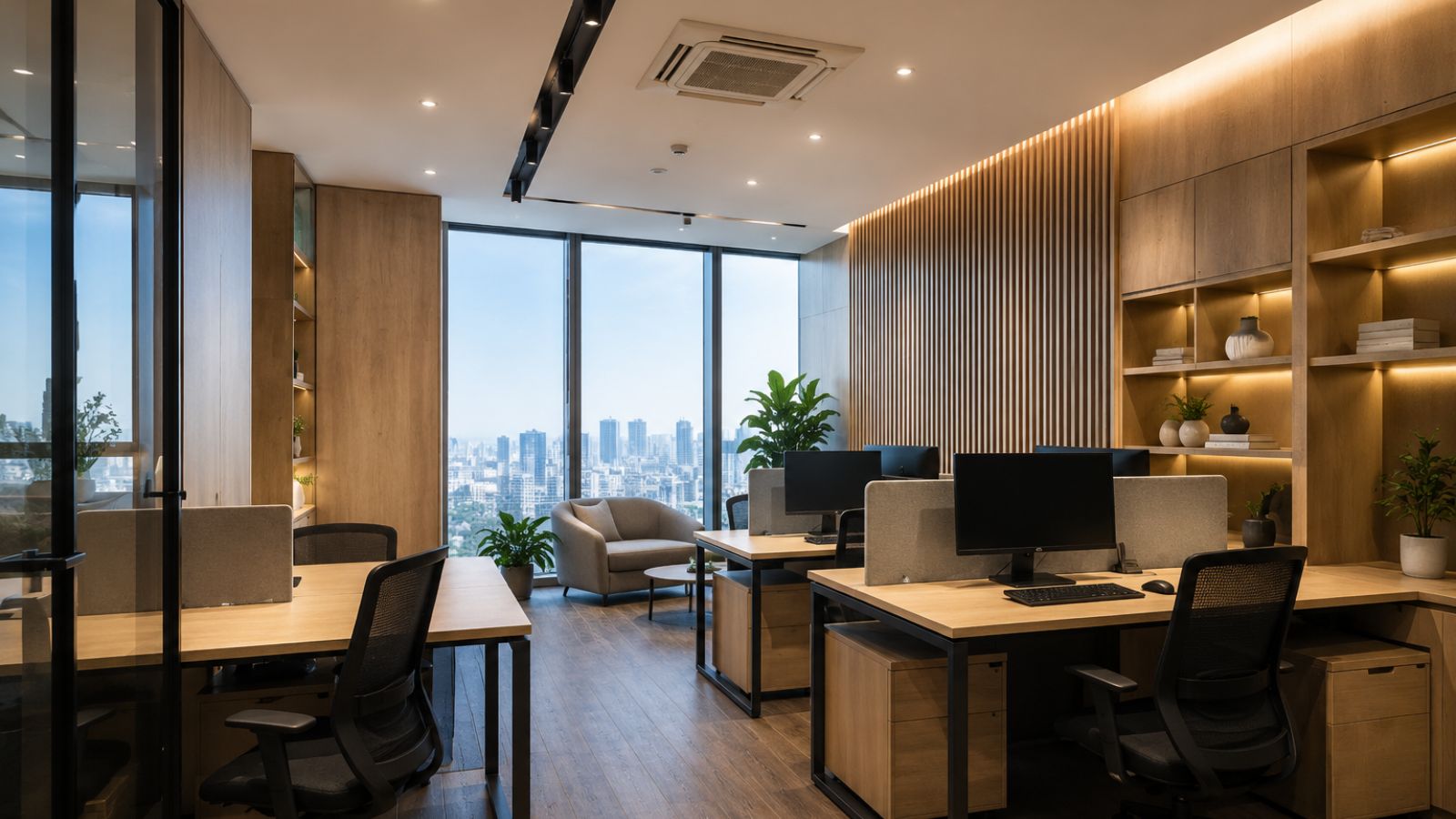 Officetel Là Gì? Pháp Lý Và Giải Pháp Tối Ưu Không Gian Cho Doanh Nghiệp 12 Điện và mạng được thi công che lắp hoàn toàn