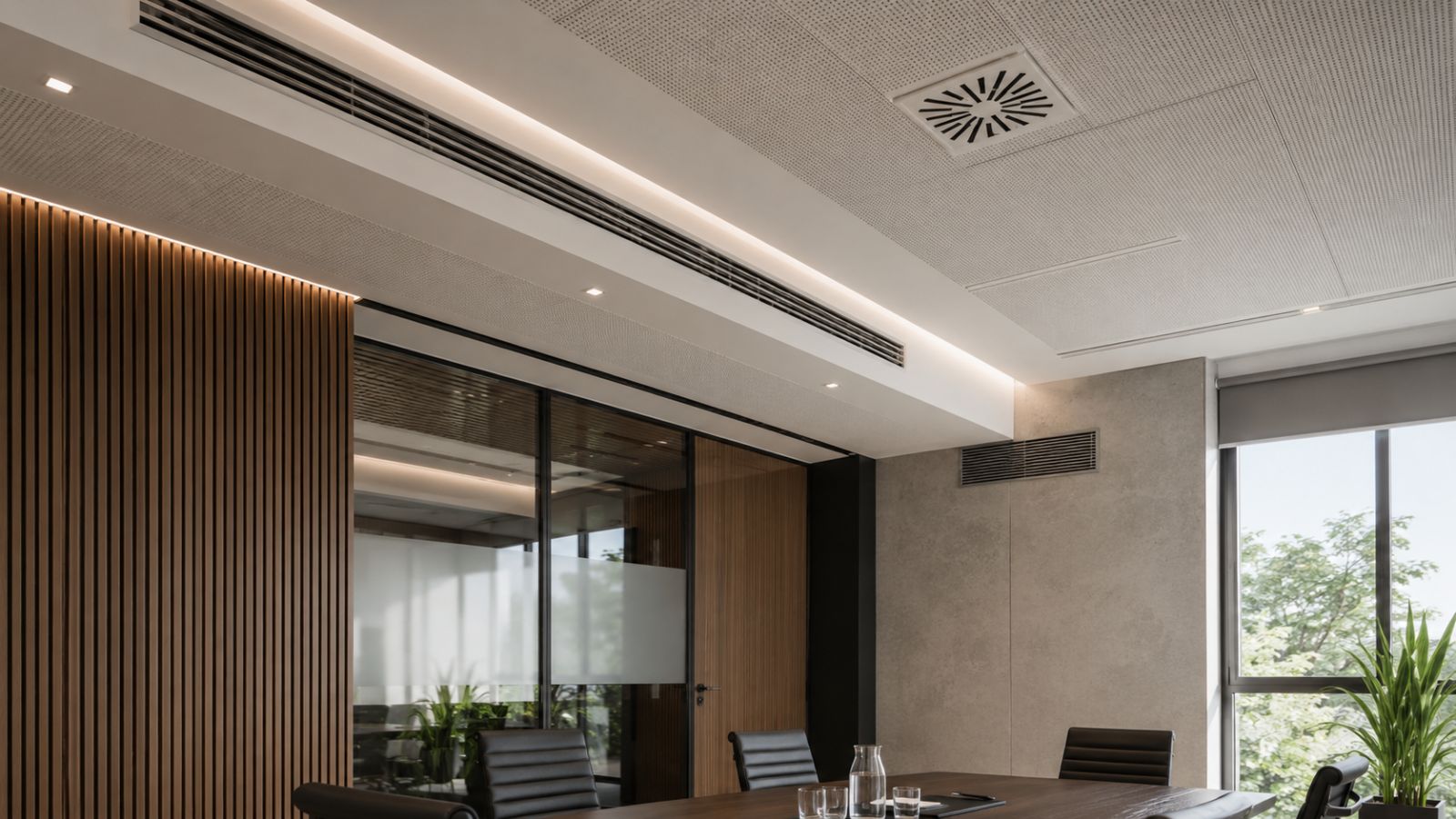 7 Tiêu Chuẩn Thiết Kế Văn Phòng Làm Việc Tối Ưu Hiệu Suất 2026 10 Hệ thống thông gió phải luôn cấp khí tươi