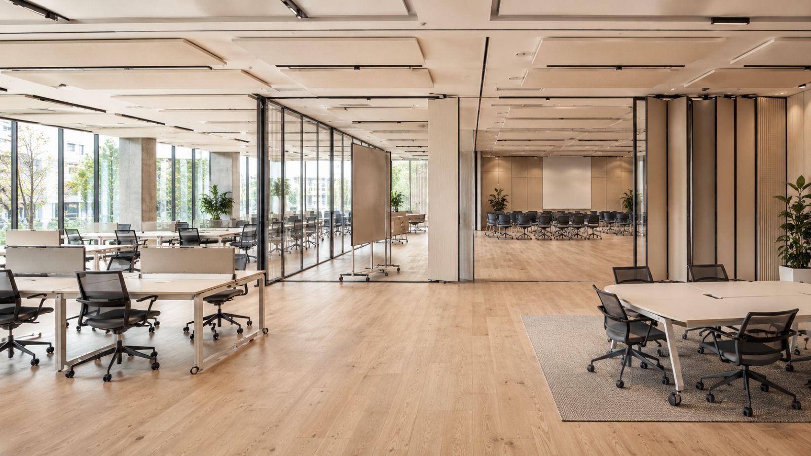 Top 7+ Xu Hướng Thiết Kế Coworking Space Thịnh Hành Hiện Nay 3 Văn phòng có chỗ ngồi linh hoạt và cố định