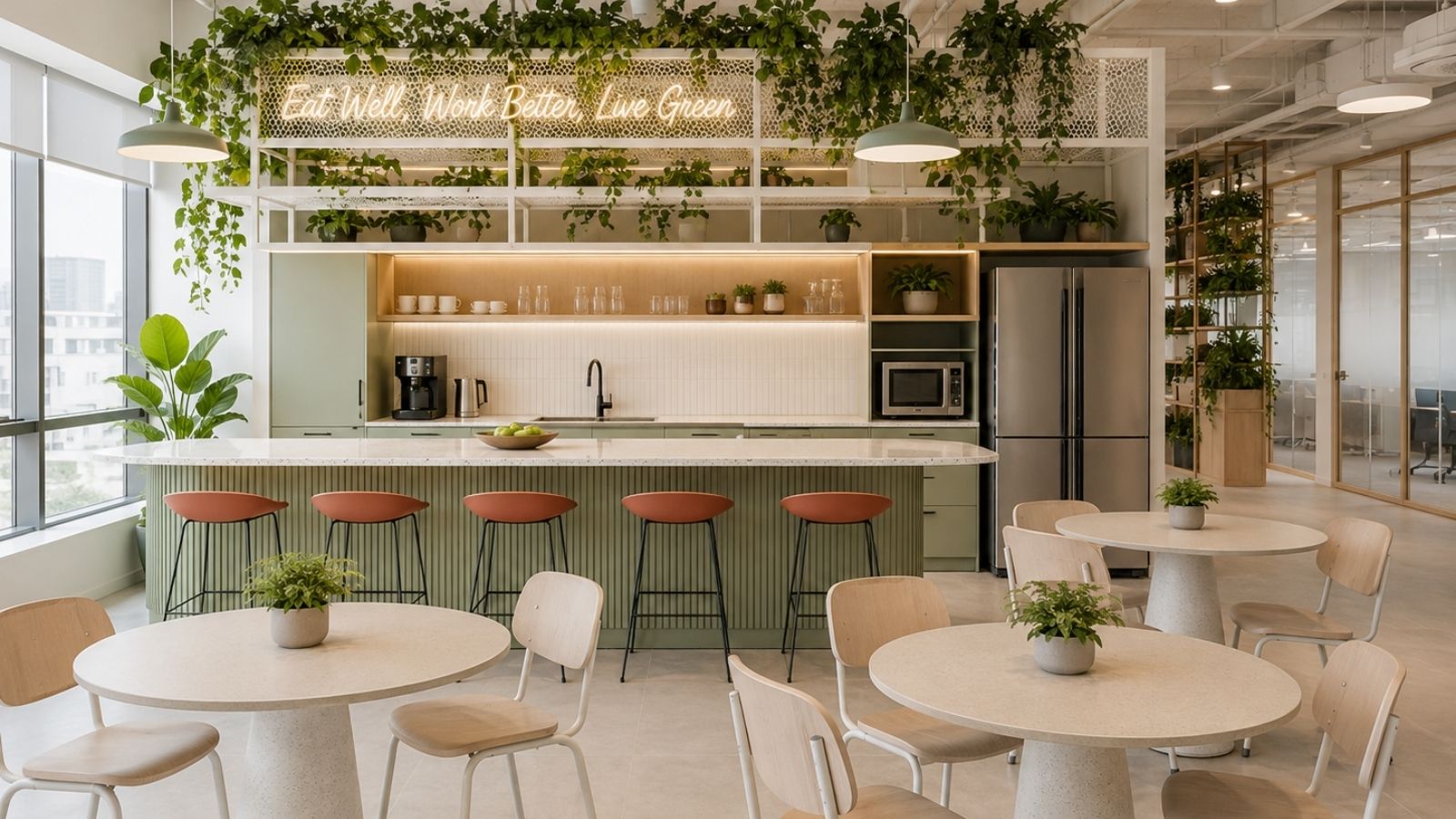 pantry trần cây xanh